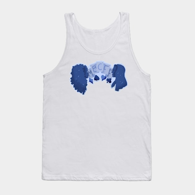 Galactic Playing Card Tank Top by jennlie